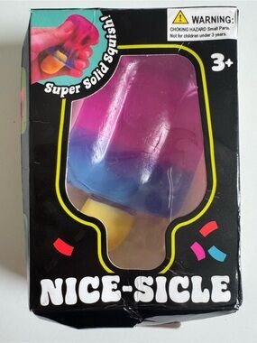 Nice-Sicle Pink & Purple Popsicle Squishy Fidget Toy